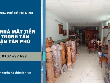 Bán Nhà Mặt Tiền Lê Trọng Tấn Tân Phú, Sổ Vuông, Nhà Cũ Tiện Xây Mới
